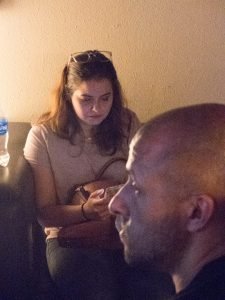 Spanish language version of 'Bad Guys' by Gone Marshall being recorded in Florida, USA