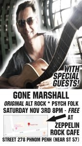 Gone Marshall plays Zeppelin Cafe - Saturday November 3rd, 8PM - 10PM