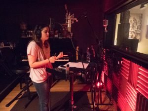 Florida, USA: Spanish language vocal session for 'Bad Guys', an original indie pop song by Gone Marshall